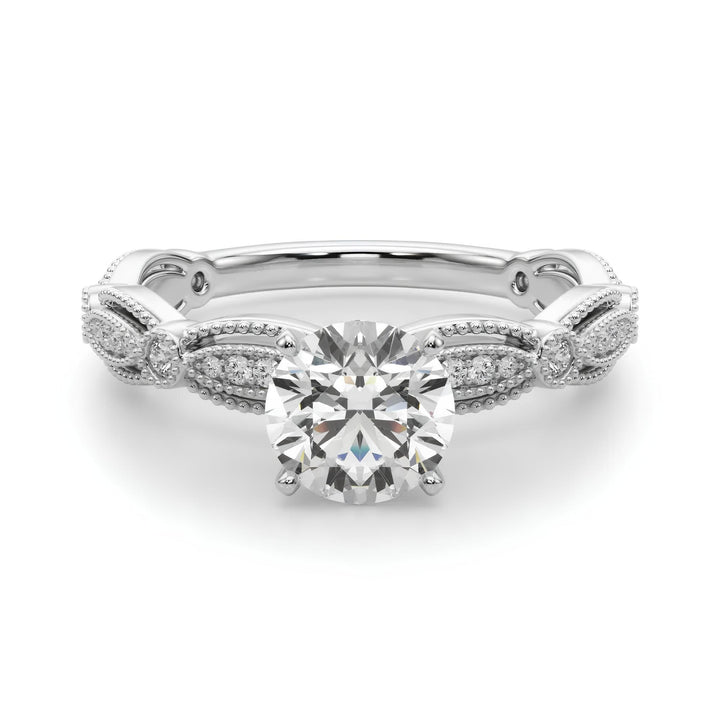 Mirabelle Engagement Ring – 1.50 CT IGI Certified EF VS/SI Lab-Grown Diamond Solitaire | 14K Gold Wedding Ring Gift