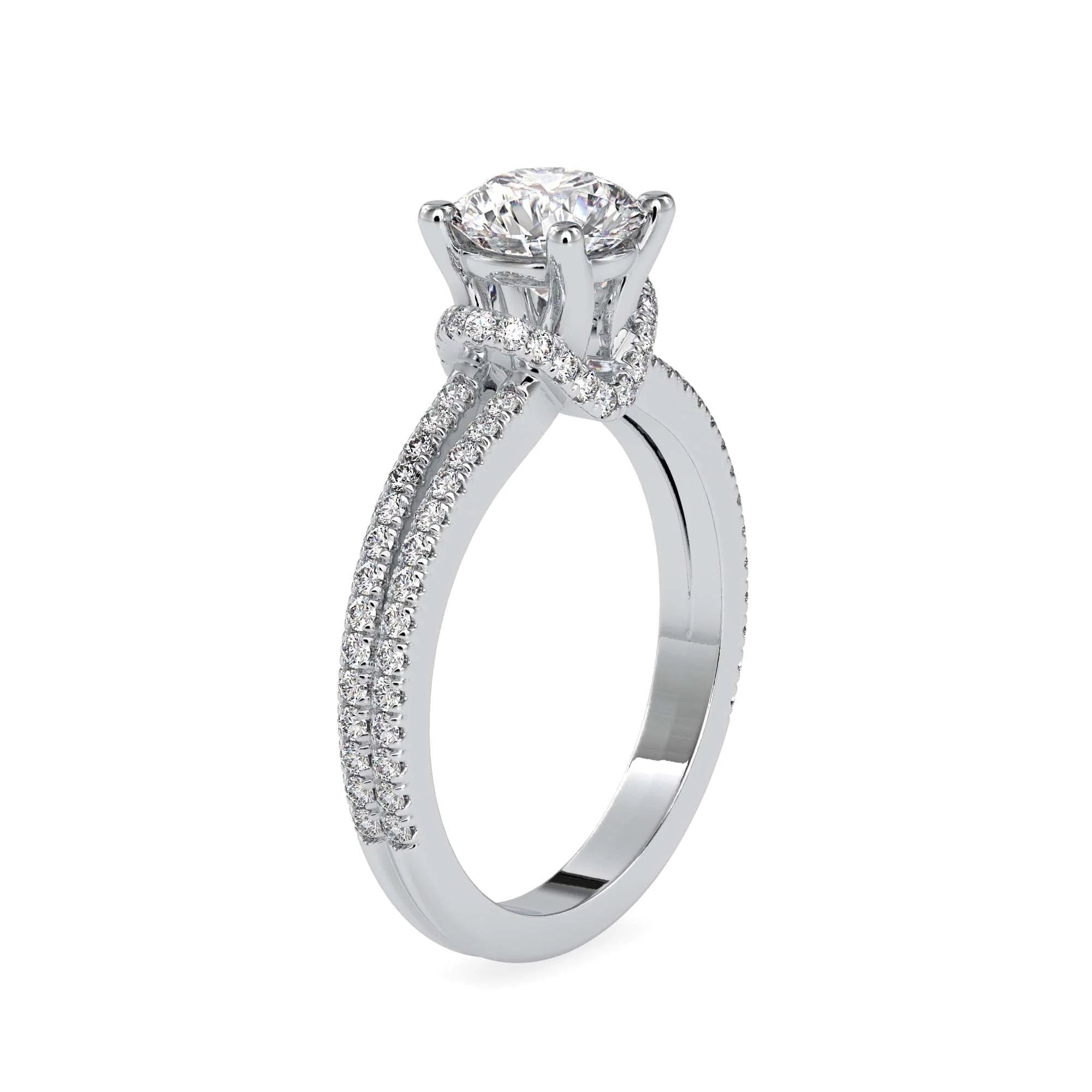 Certified 1.00 CT Lab-Grown Diamond Solitaire Engagement Ring – Conflict-Free Diamond Set in 14K Solid Gold