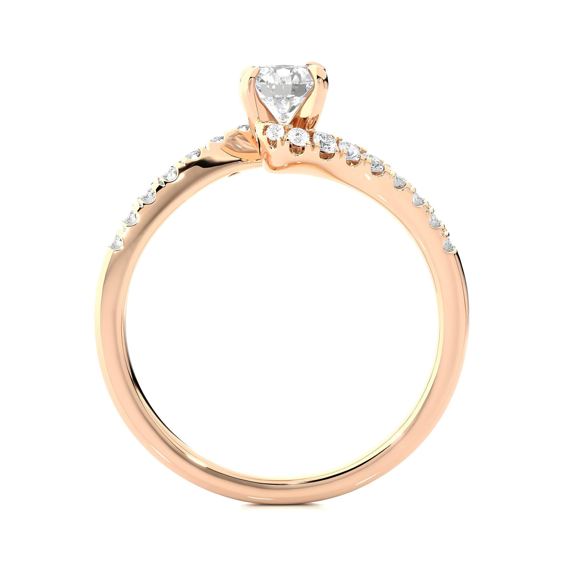 0.50 Ct Vintage-Style Solitaire Engagement Ring / IGI Certified EF VS/SI Lab Grown Diamond / 14K Gold & Platinum Wedding Ring – Perfect Gift for Her