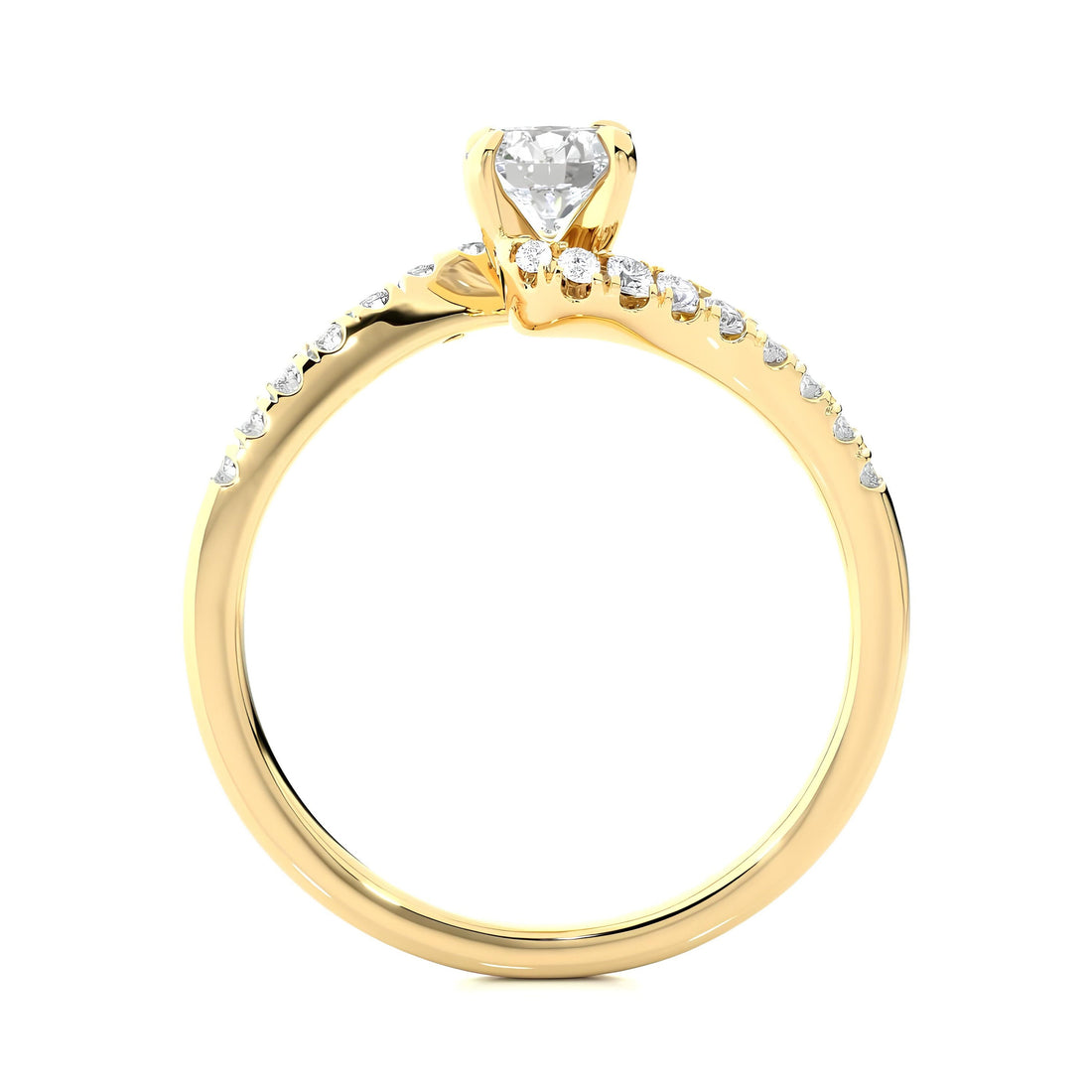 0.50 Ct Vintage-Style Solitaire Engagement Ring / IGI Certified EF VS/SI Lab Grown Diamond / 14K Gold & Platinum Wedding Ring – Perfect Gift for Her
