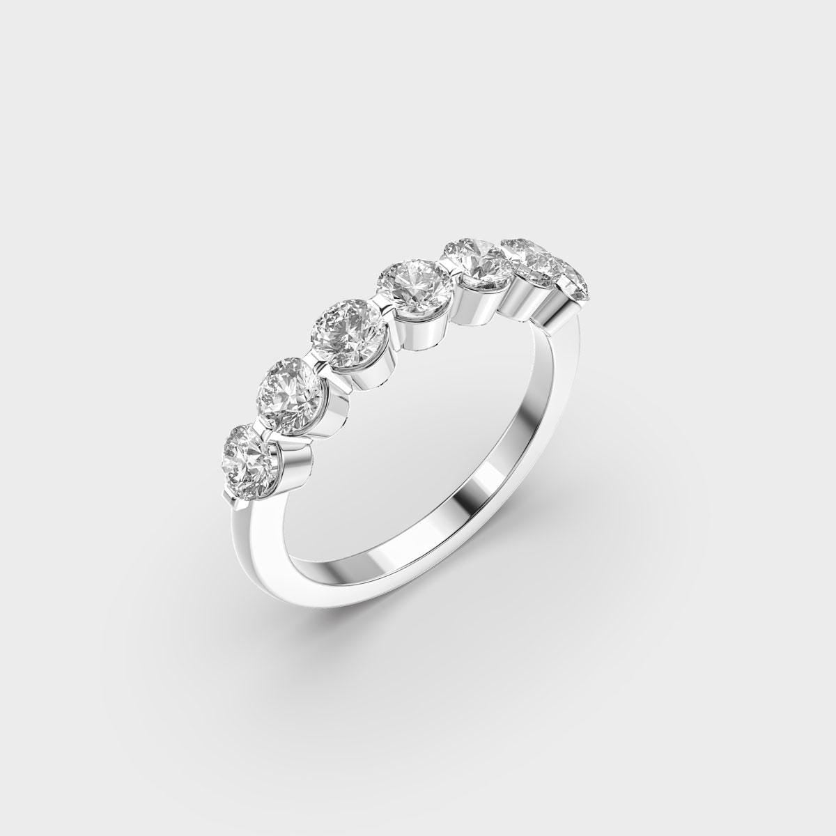 Stackable Round EF VS/SI Lab-Grown Diamond Ring – Elegant Wedding & Engagement Band 14K Gold