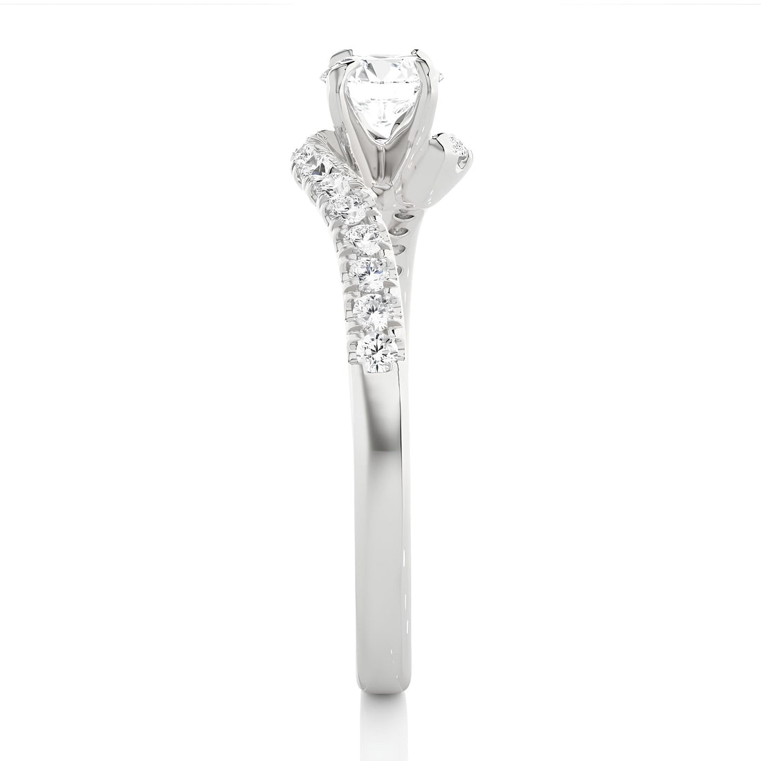 0.50 Ct Vintage-Style Solitaire Engagement Ring / IGI Certified EF VS/SI Lab Grown Diamond / 14K Gold & Platinum Wedding Ring – Perfect Gift for Her