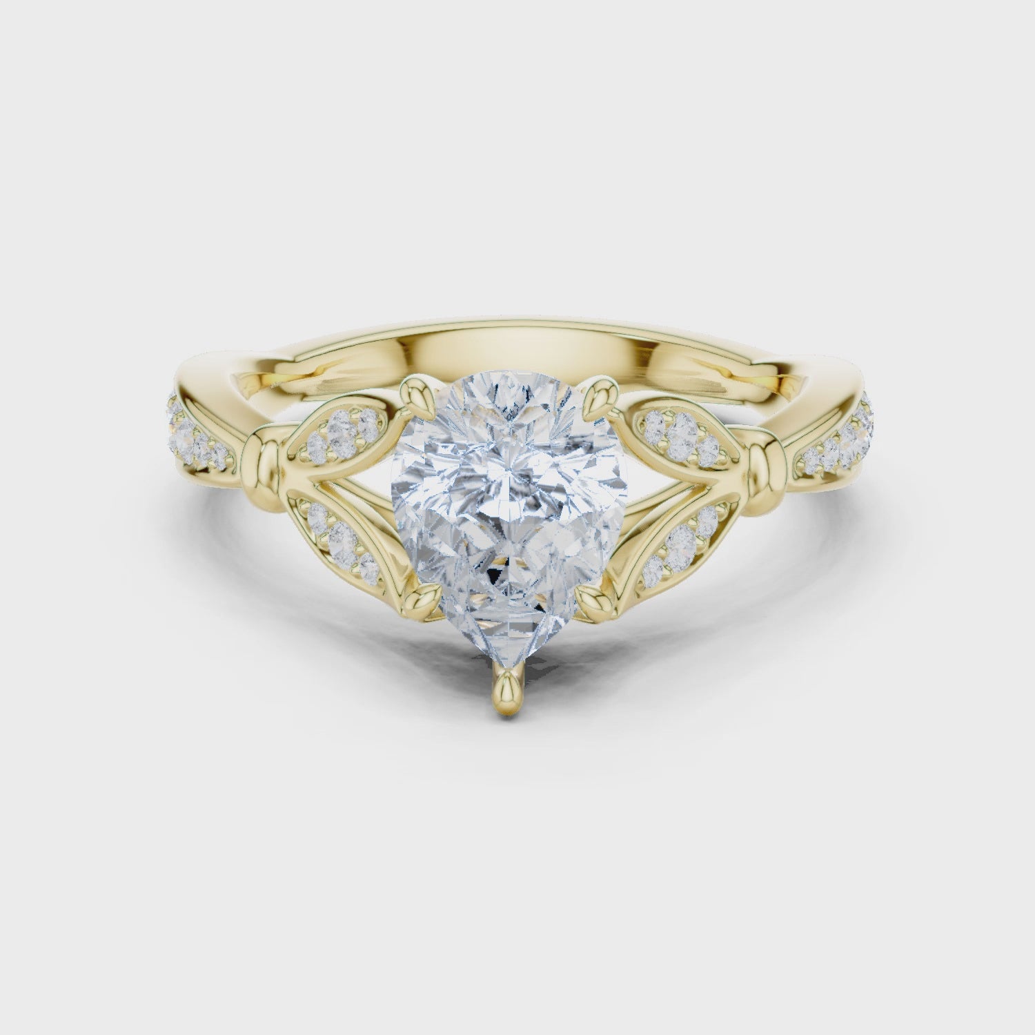 1.81 CT Bridal Set Ring – EF VS/SI Lab-Created Diamond in 14K Rose Gold | Women's Engagement or Wedding