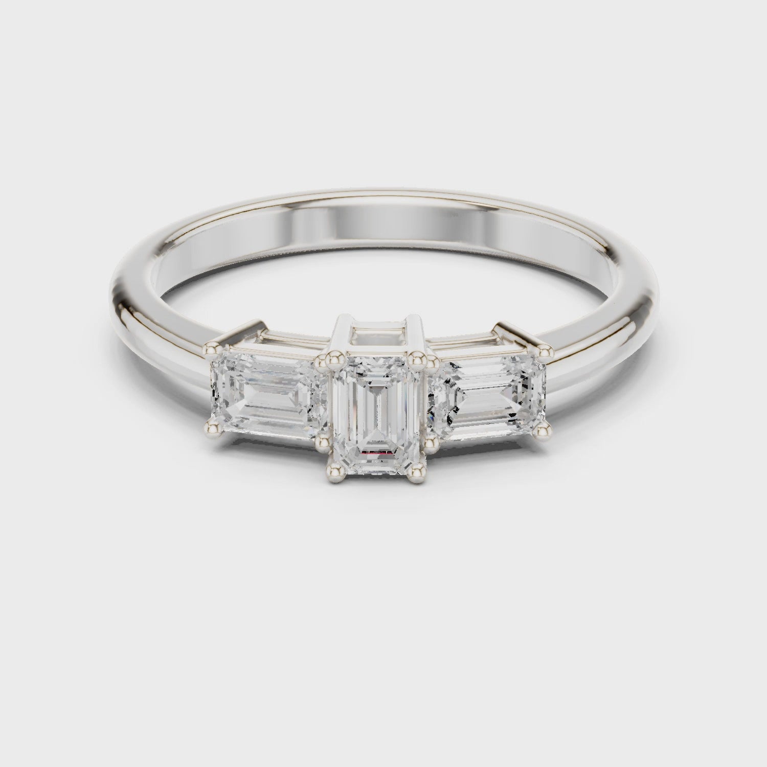 1.68 Carat Certified Lab-Grown Diamond Engagement Ring For Women's – Solitaire Ring – Prong Set 14K Gold Wedding Ring