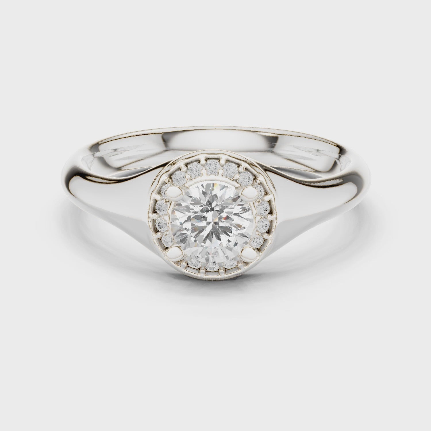 Lab Diamond Wedding Band, Round Brilliant EF/VS Matching Band with Engagement Ring, Stacking Band Gift 14K Gold