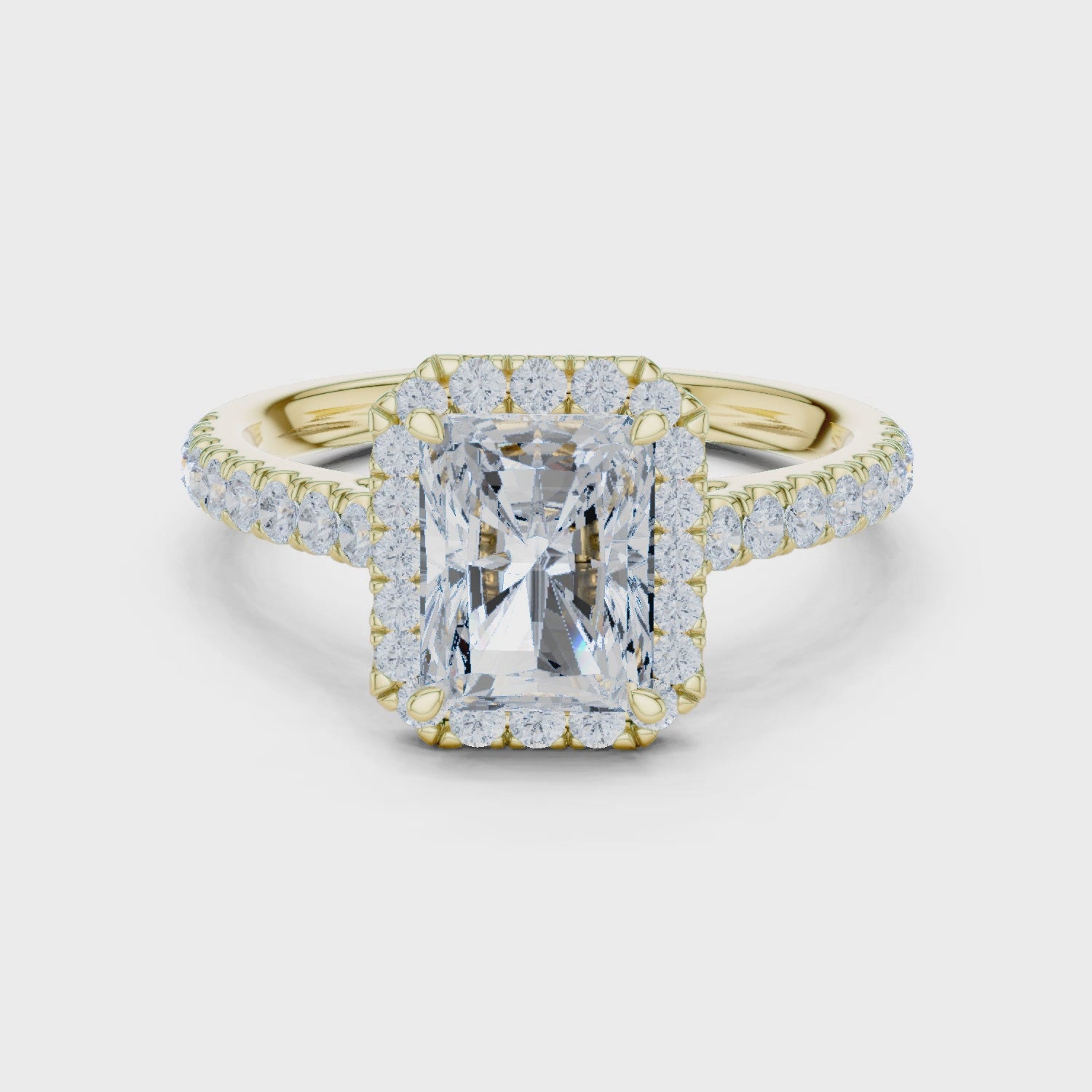 1.98 Carat Certified Lab-Grown Diamond Engagement Ring For Women's – Solitaire Ring – Prong Set 14K Gold Wedding Ring