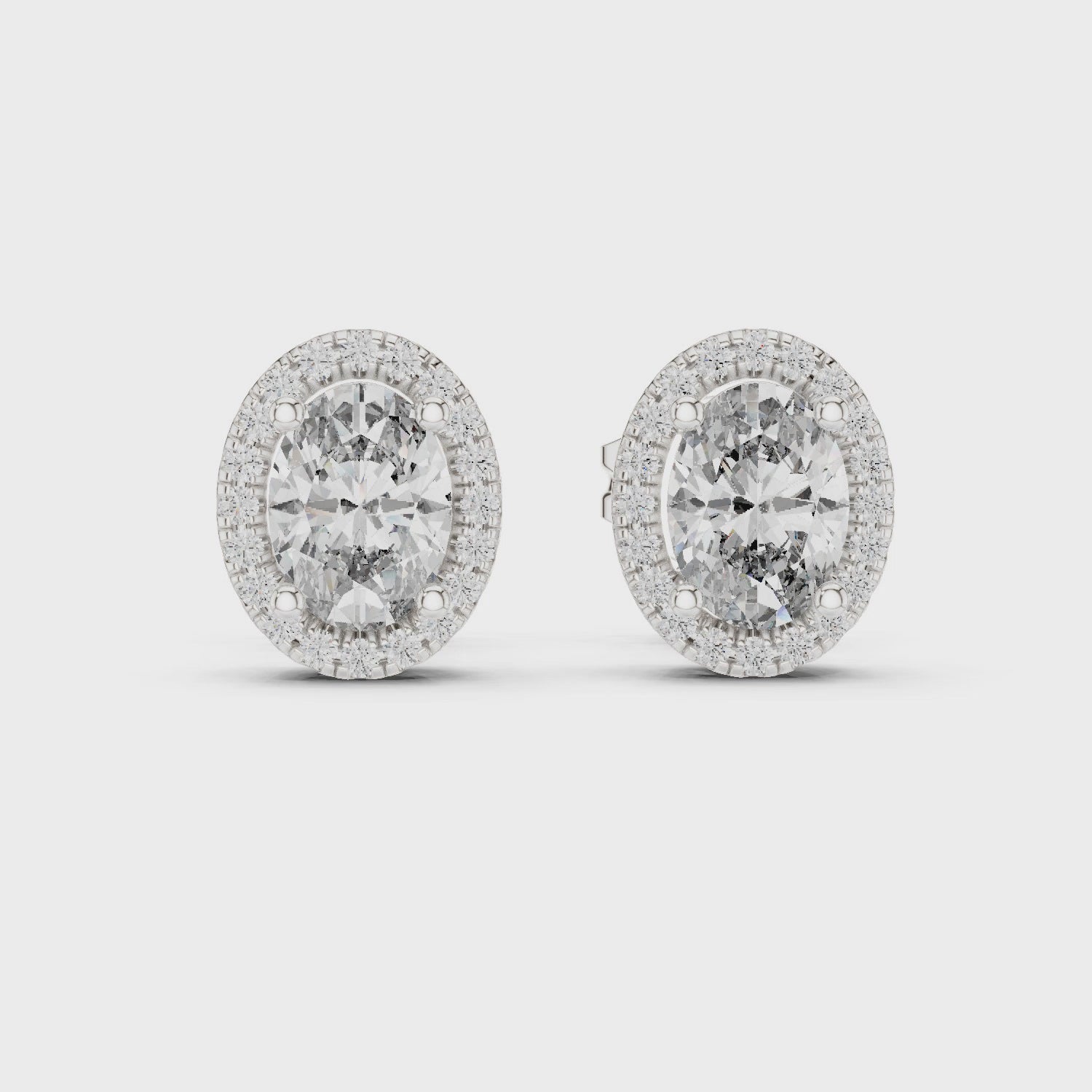 1.2CT Lab-Grown Diamond Stud Earrings 14K Gold Wedding Earrings for Women Birthday & Anniversary Gift