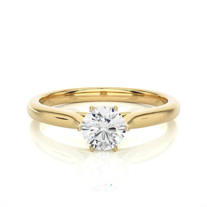Nordic Gold 1.00 CT Certified EF Lab Grown Diamond Engagement Ring (Demi-Fine)